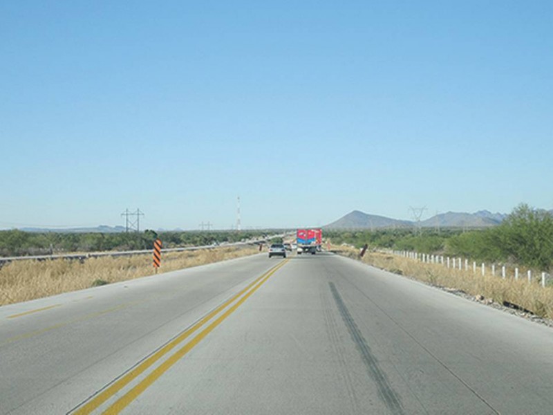 Carretera Guaymas-Hermosillo es peligrosa, no tiene señalamientos J.A.I.M.E