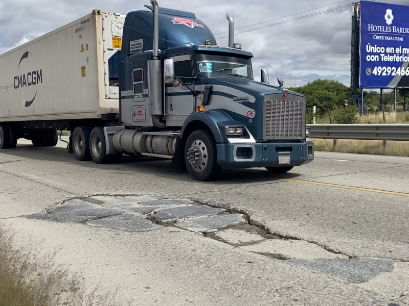 Carreteras de Zacatecas entre inseguras y en mal estado