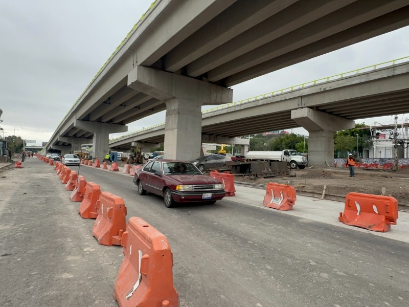 Carriles confinados operarán hasta tener puentes peatonales