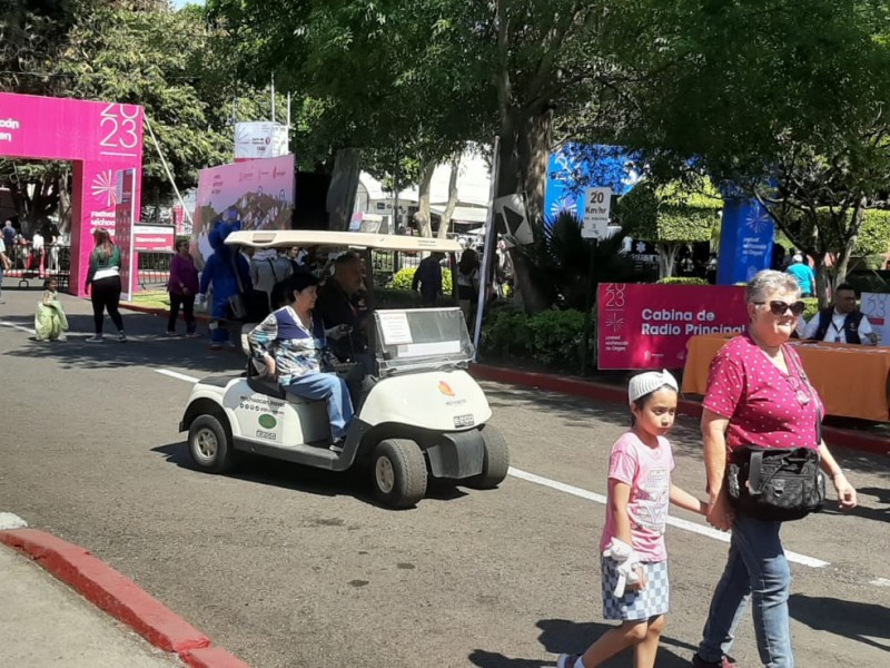 Carritos en Festival Michoacán de Origen para personas con discapacidad