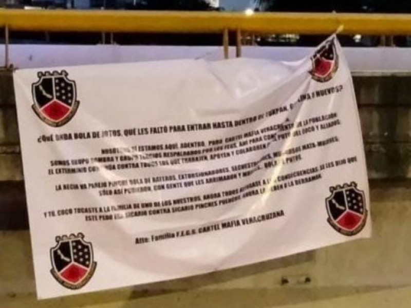 Cártel lanza amenazas en Poza Rica