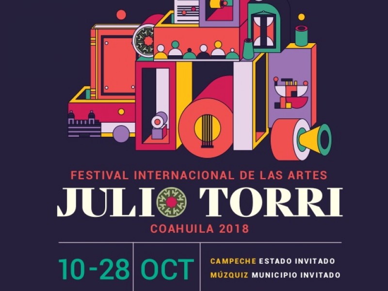 Cartelera del Festival Internacional Julio Torri 2018.