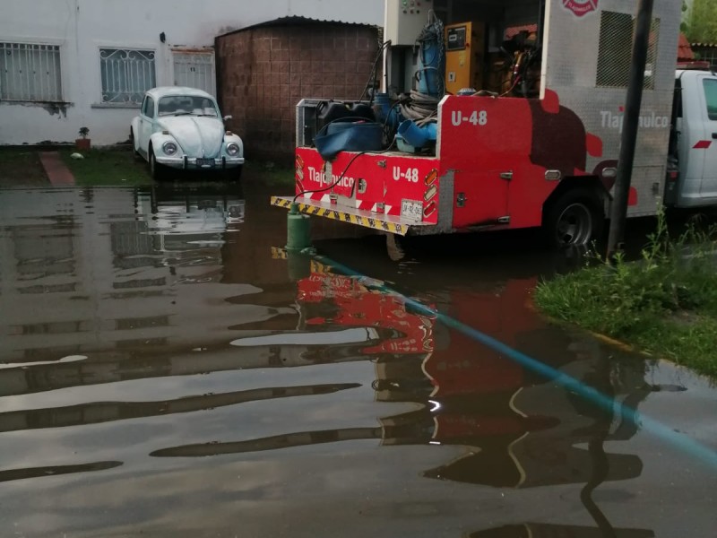 Casi 100 casas afectadas en Tlajomulco por lluvia.