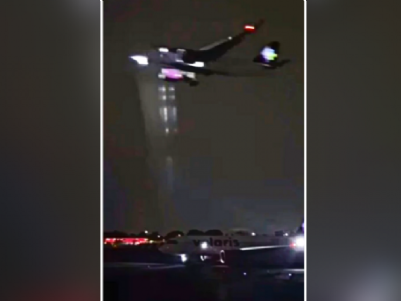 Casi chocan aviones de Volaris en CDMX