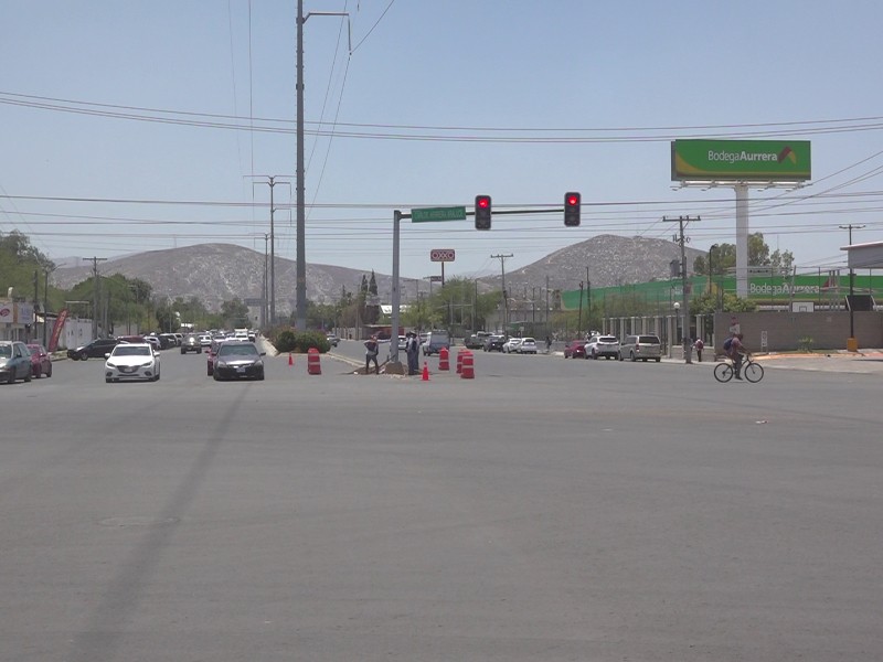 Casi listas, las obras del Boulevard Rebollo Acosta