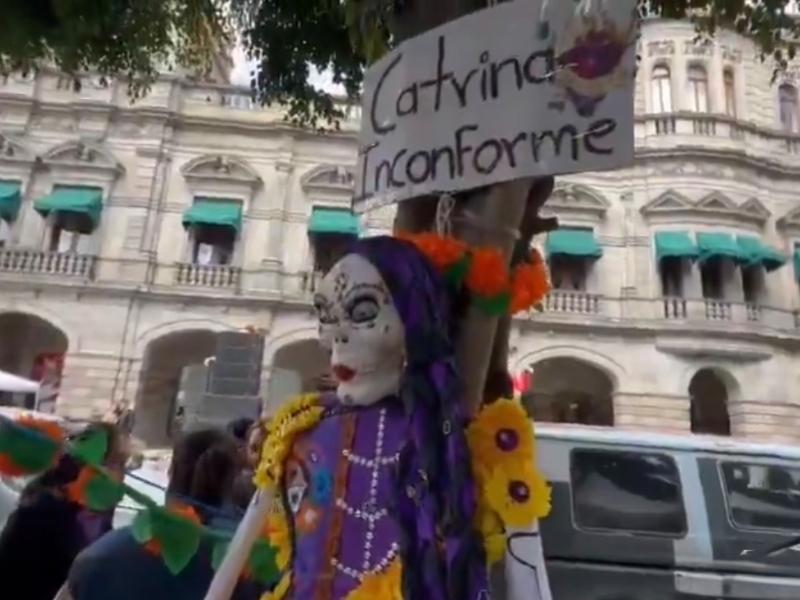 Catrina Inconforme visibiliza la búsqueda de personas desaparecidas en Puebla