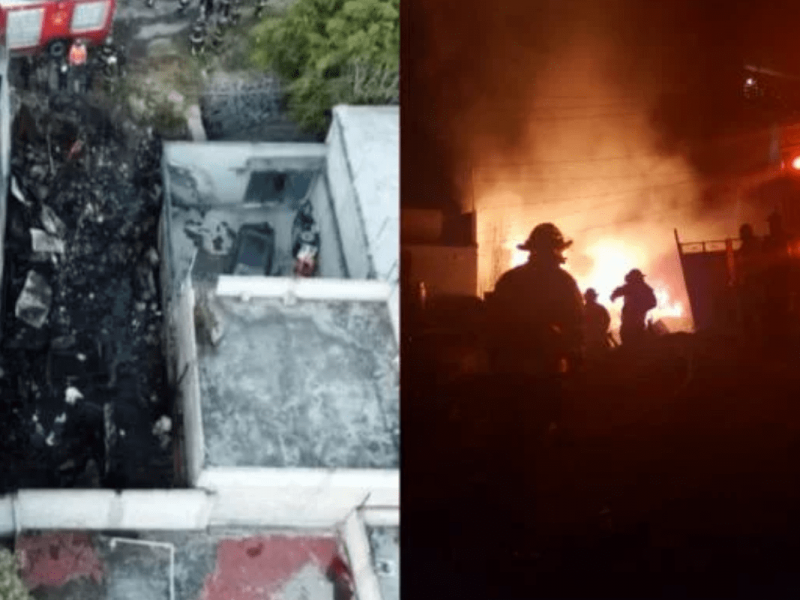 Causas del incendio en Iztapalapa