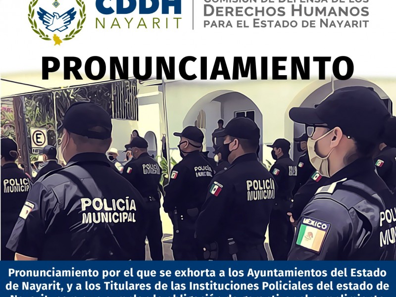 CDDH emite posicionamiento tras muertes de agente policial