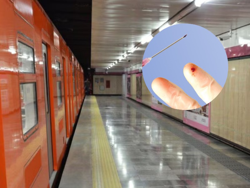 CDMX busca cárcel por pinchazos en transporte público