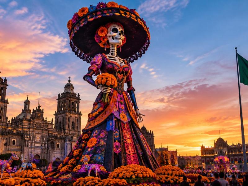 CdMx rompe Récord Guinness con la catrina más grande del mundo