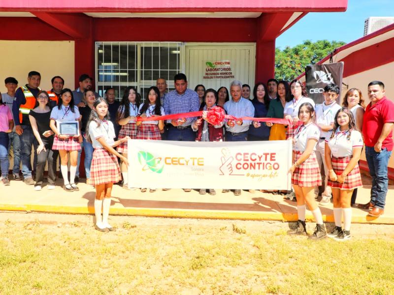 Cecyte Sonora inaugura Laboratorio de Recursos Hídricos