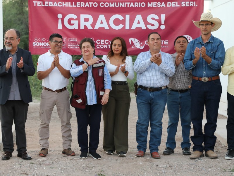 Cecyte Sonora y aliados inauguran edificio educativo