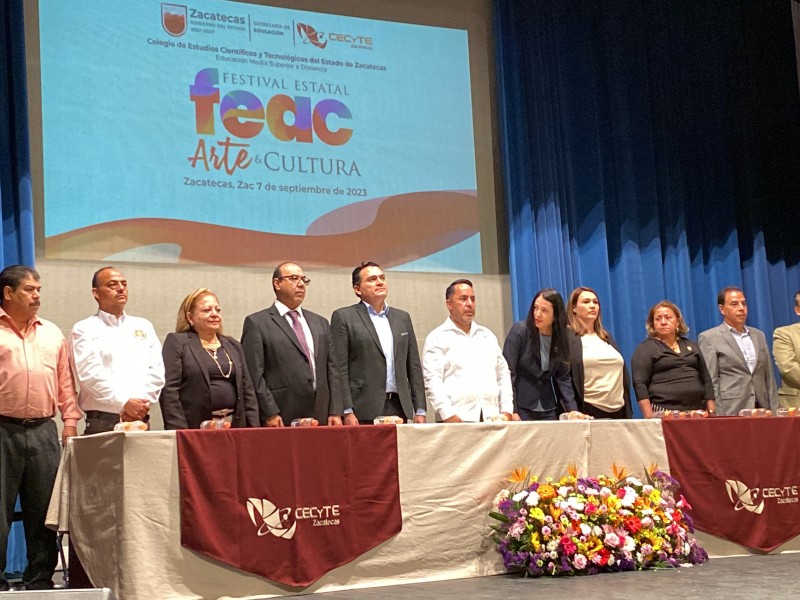 CECYTEZ inaugura Festival Estatal de Arte y Cultura (FEAC) 2023