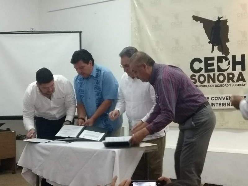 CEDH e INAPAM firman convenio