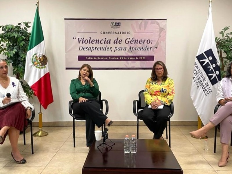 CEDH Sinaloa organizó un conversatorio sobre Violencia de Género