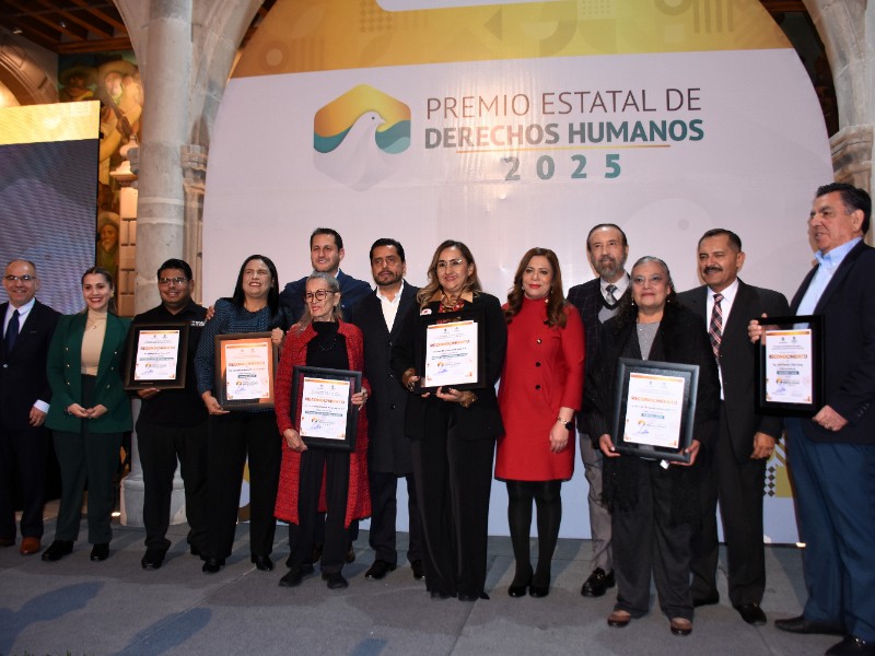CEDHD  entrega el Premio Estatal 2025 de Derechos Humanos 2025