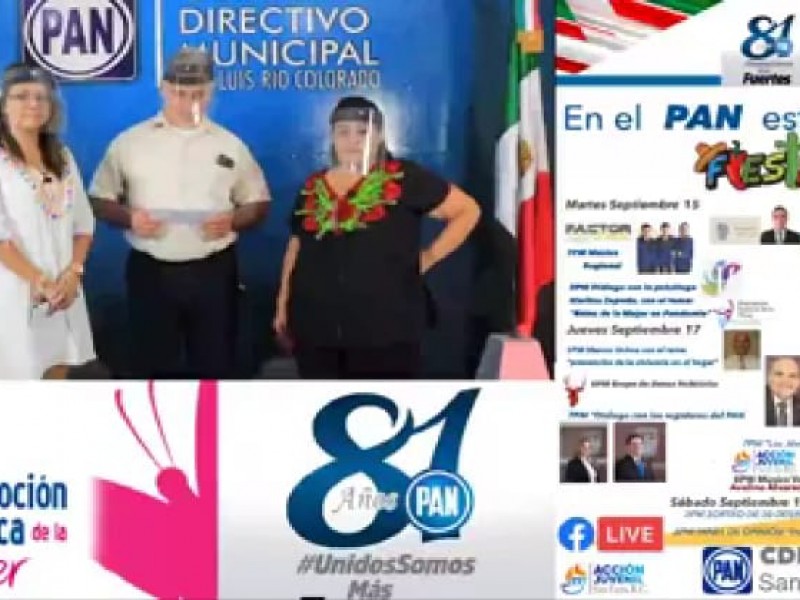 Celebra PAN 81 aniversario en SLRC.