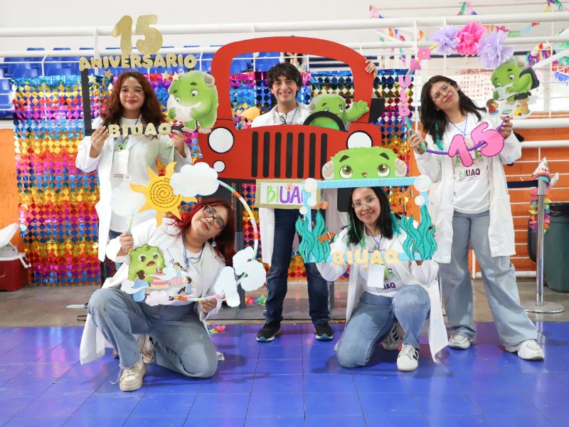 Celebra UAQ 15 aniversario de Biblioteca Infantil
