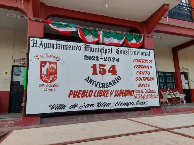 Celebran 154 años de San Blas Atempa como municipio libre