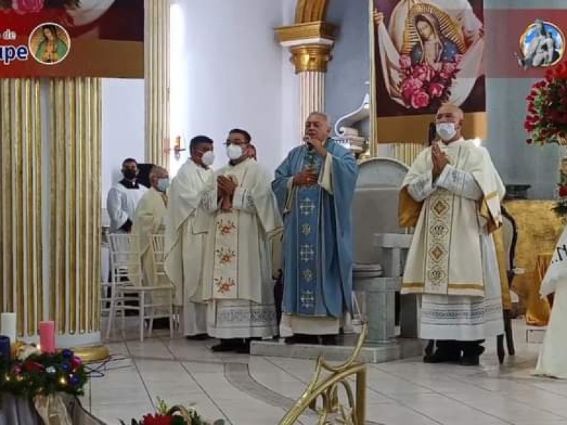 Celebran a la Virgen de Guadalupe