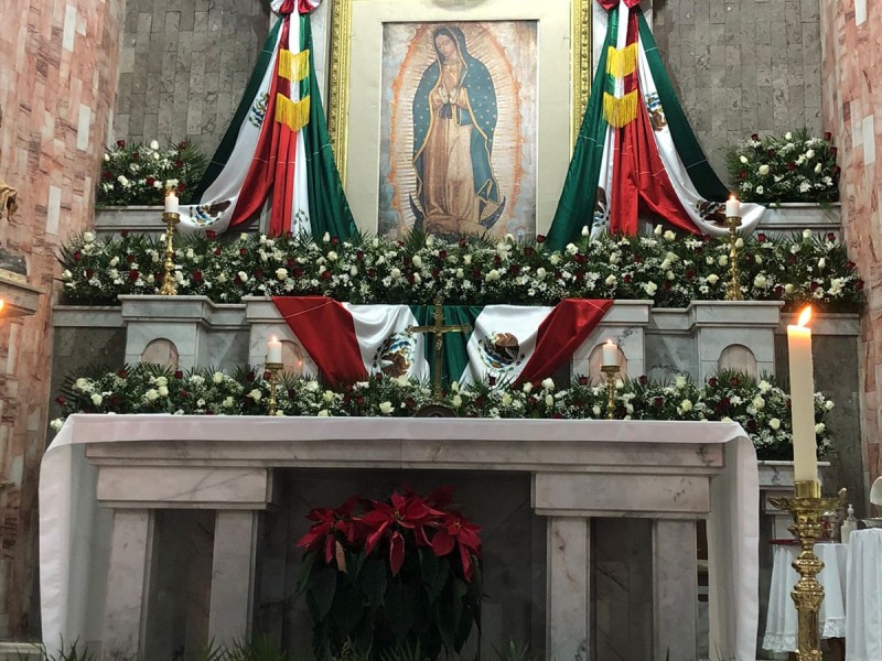 Celebran a la Virgen de Guadalupe