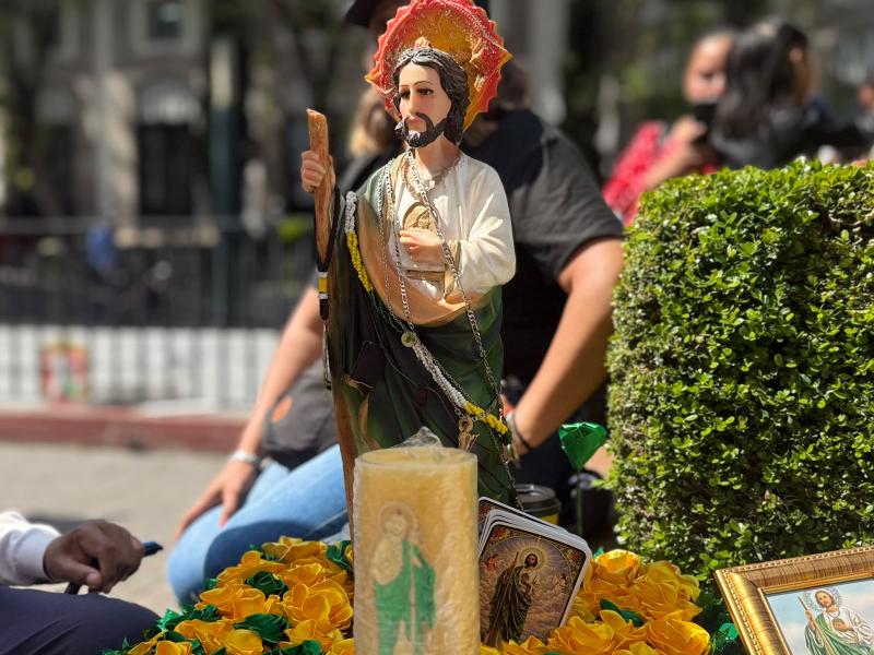Celebran a San Judas Tadeo con música, comida y fe