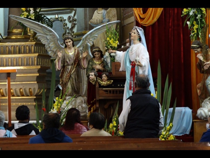 Celebran a Santa Cecilia en la Parroquia Antigua