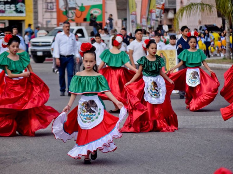 Celebran Día de la Bandera en Navojoa