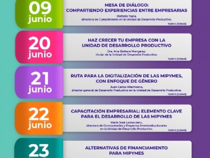 Celebran día de las MyPymes con conferencias