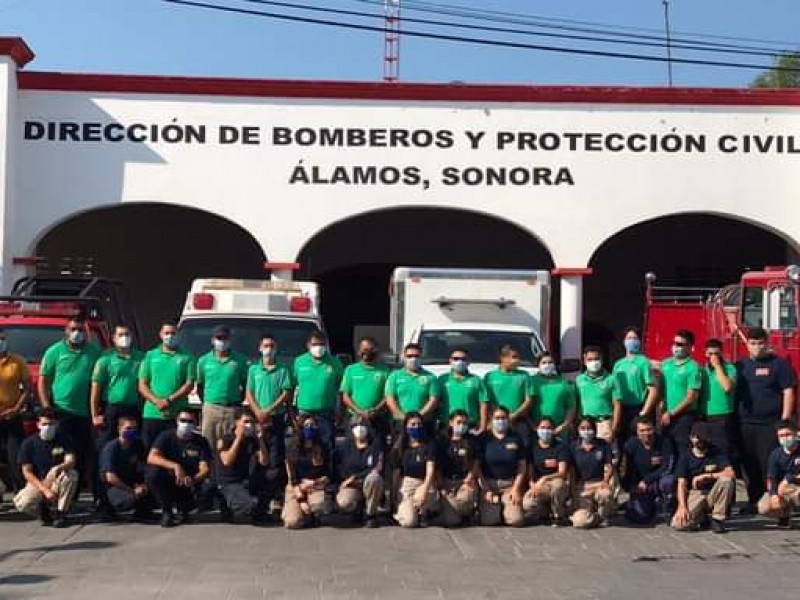 Celebran el Día del Bombero en Álamos