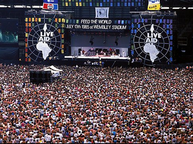 Celebran el día mundial del rock en conmemoración del LiveAid