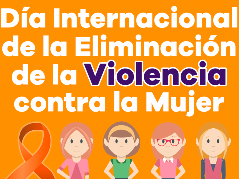 Celebran la no violencia contra la mujer