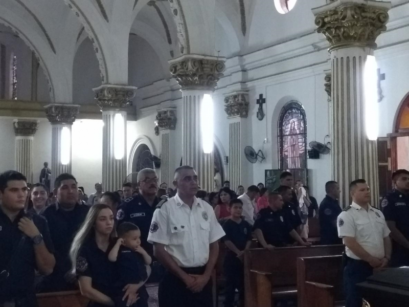 Celebran misa Bomberos en su día