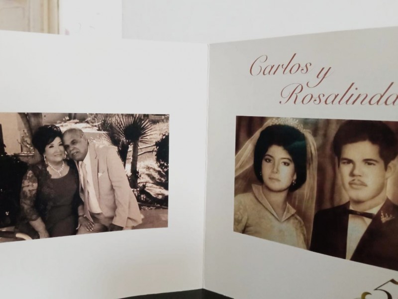 Celebran Rosalinda y Carlos su vida juntos