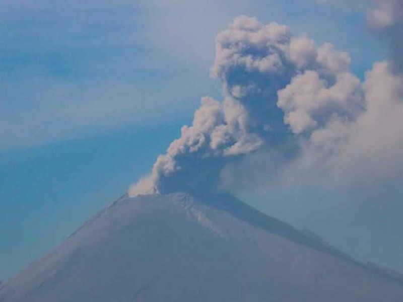 Ceniza de volcán provocan rinitis en Poblanos
