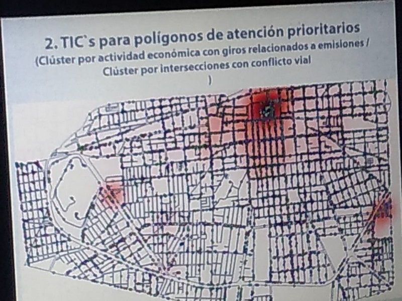 Centro, CU y terminal las más contaminadas