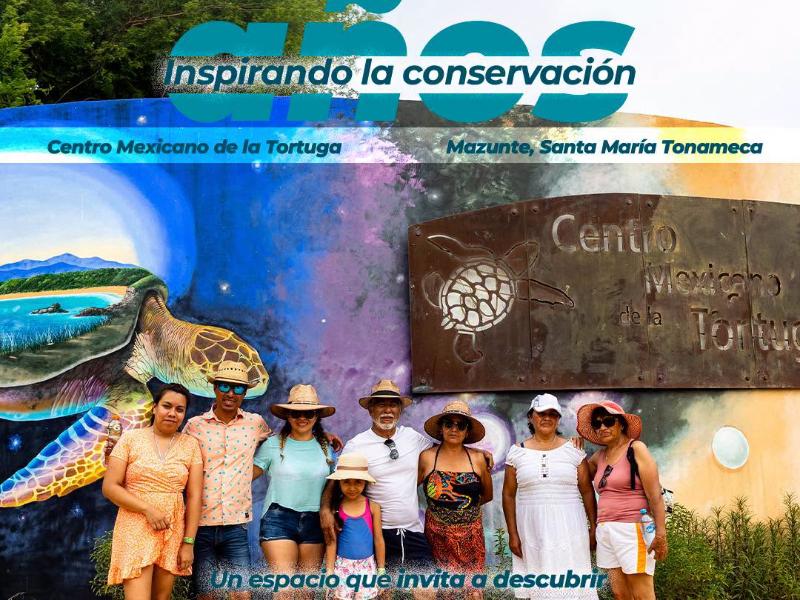 Centro Mexicano de la Tortuga cumple 32 años impulsando la conservación, Oaxaca