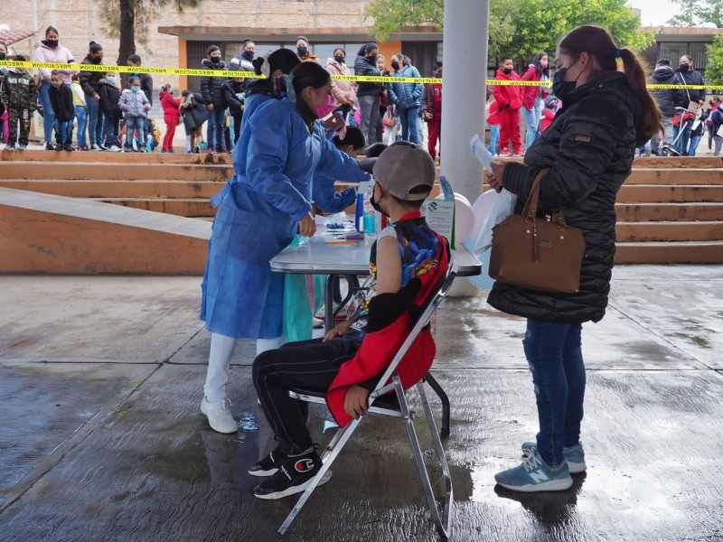 Cerca de 14 mil infantes vacunados contra Covid-19 en Zacatecas