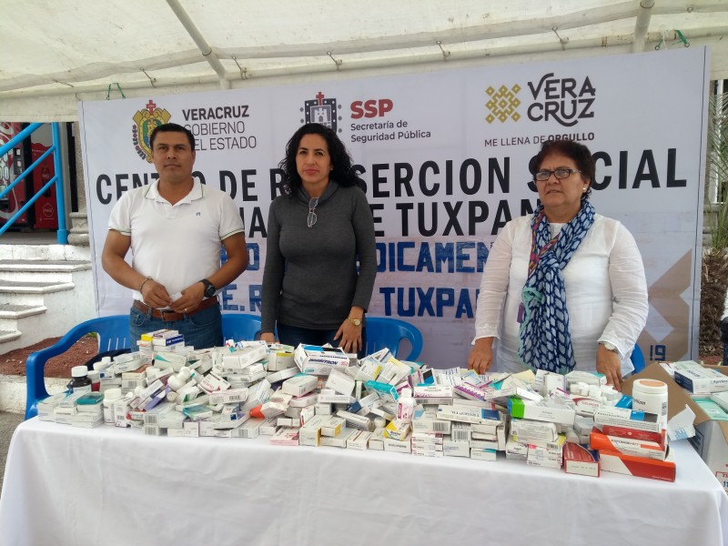CERESO Tuxpan recauda medicamentos para internos
