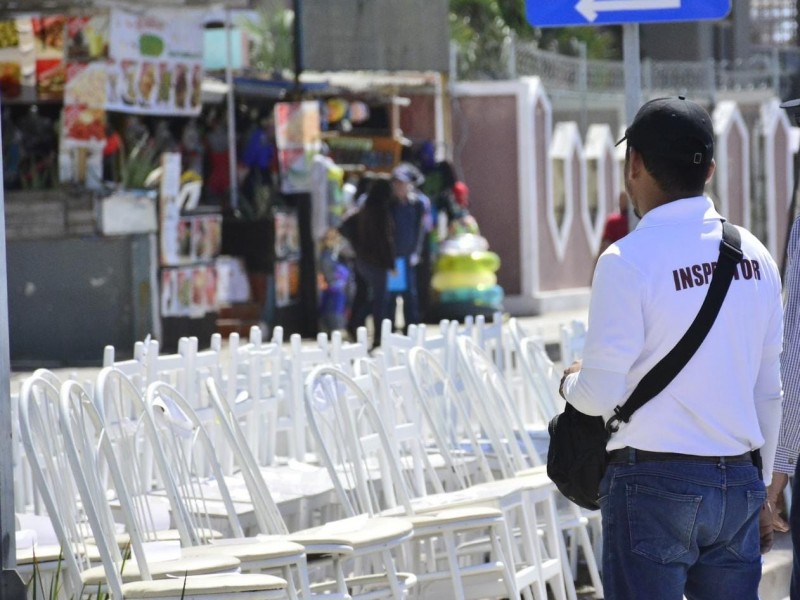 Cero tolerancia al acaparamiento de espacios en el malecón