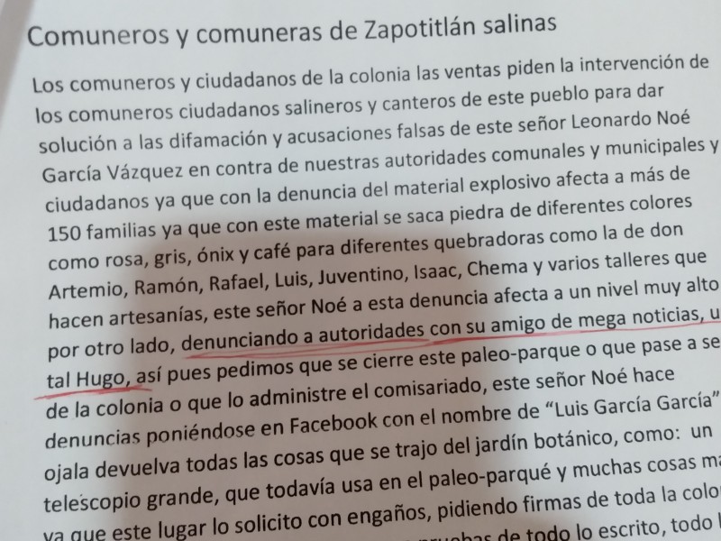 Cerrado el Paleoparque por conflicto