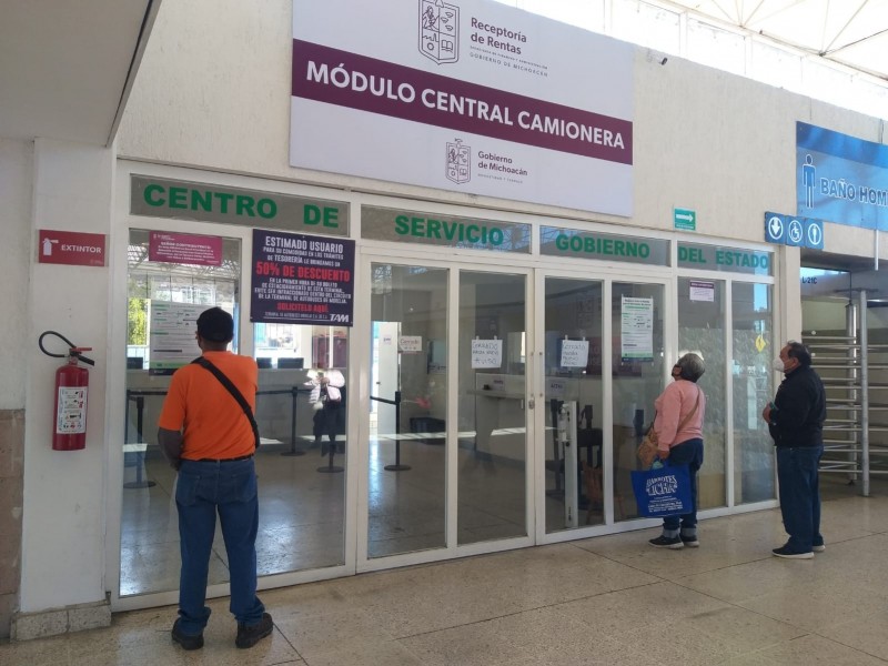 Cerrados seis módulos de reemplacamiento en Morelia
