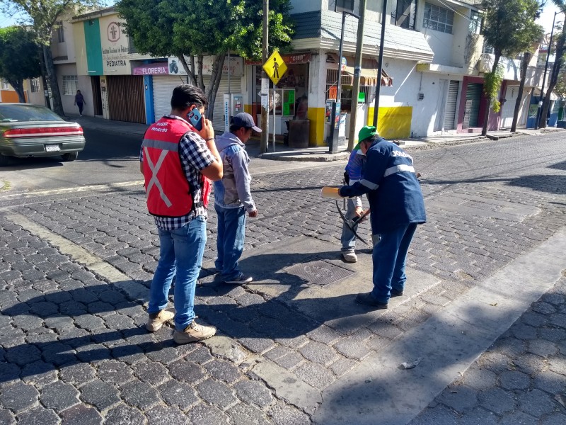 Cerrarán calle por un mes para cambiar drenaje