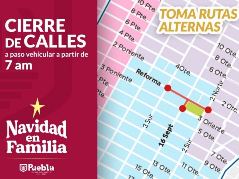 Cerrarán calles del centro por limpieza