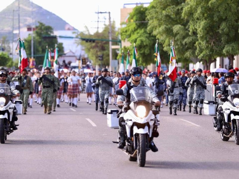 Cerrarán calles en Hermosillo por desfile conmemorativo de la Indendencia de México