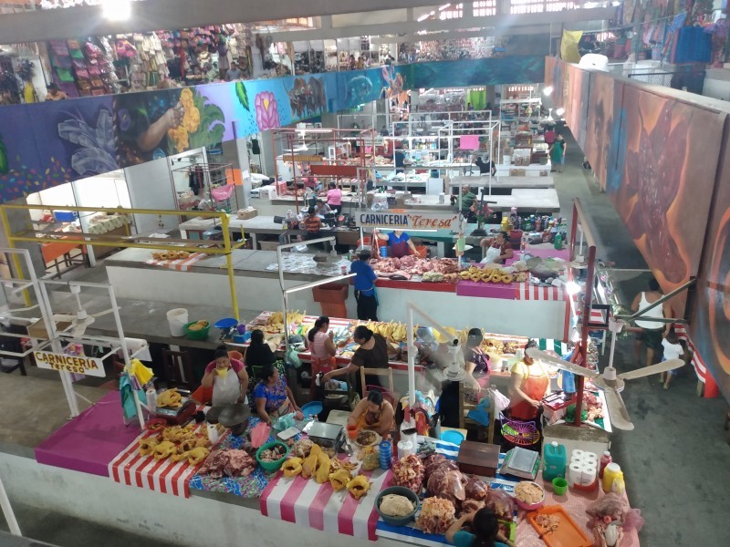 Cerrarán Mercado de Juchitán por brote de Covid-19