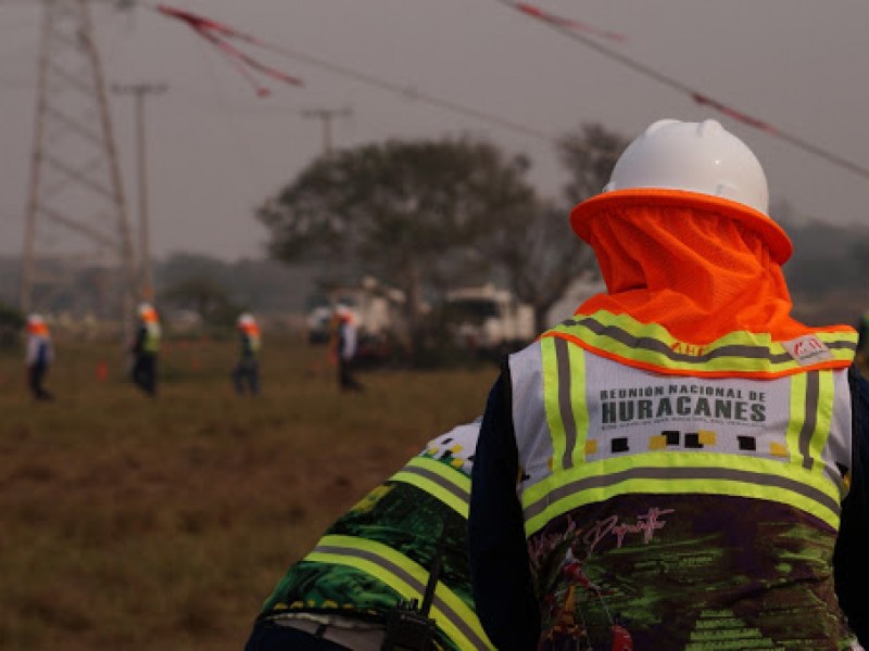 CFE, preparada para la temporada de huracanes y ciclones 2020