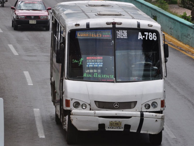 Chatarra 30% del transporte urbano en Oaxaca