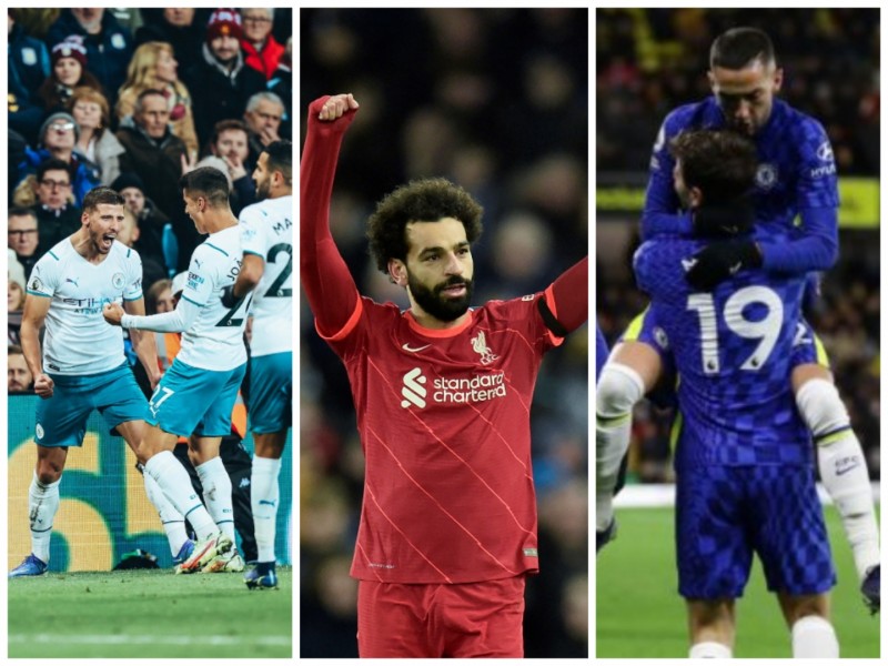 Chelsea, Manchester City y Liverpool pelean por la Premier League