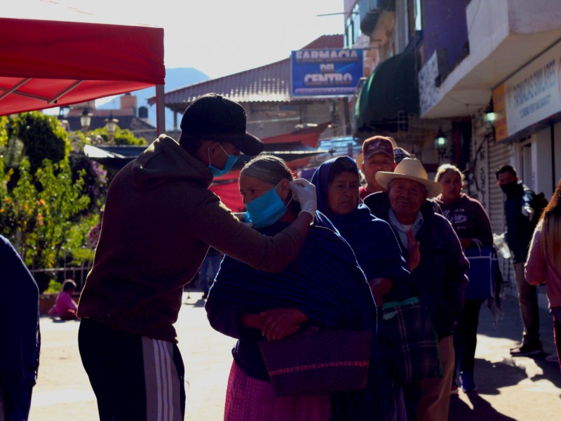 Chiapas con importante indice de contagios en comunidades indígenas